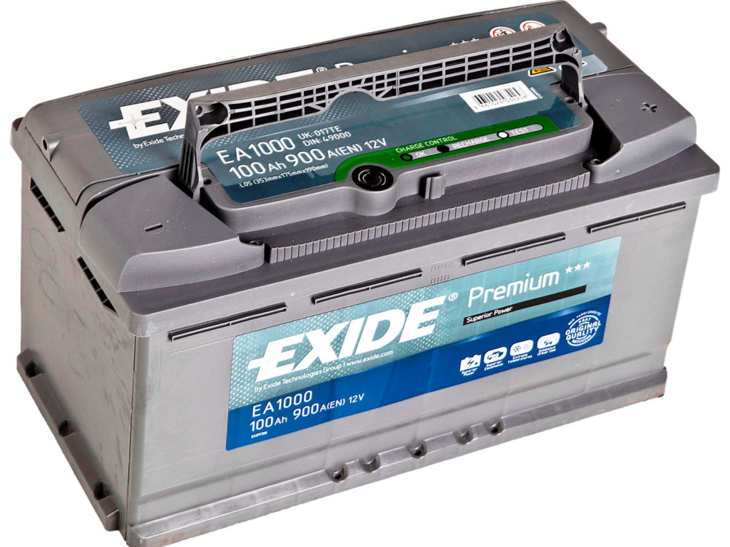 Автомобильный аккумулятор exide premium